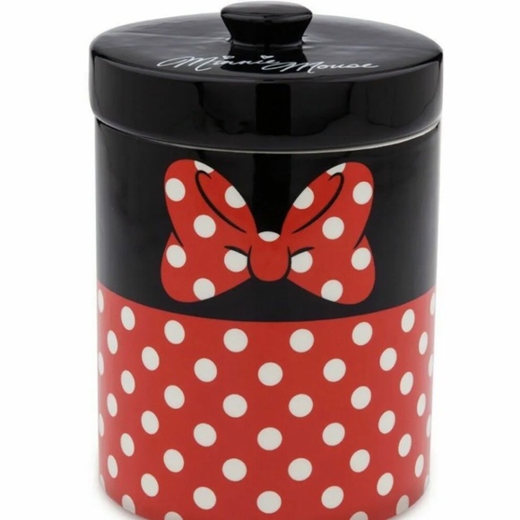 Disney Kitchen Disney Parks Minnie Mouse Red Polka Dot Bow Cookie